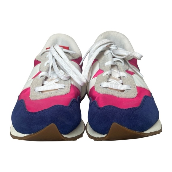 New Balance 237 Sneakers Victory Blue/Exuberant Pink Women’s 7.5/Men’s 6 GS237EG - Picture 4 of 8